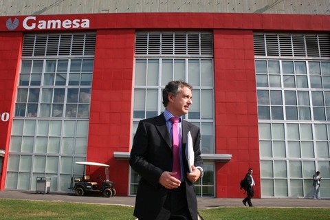 Foto: I�igo Urkullu ha visitado la sede central que la empresa vasca GAMESA tiene en Fairless Hill,  Penns