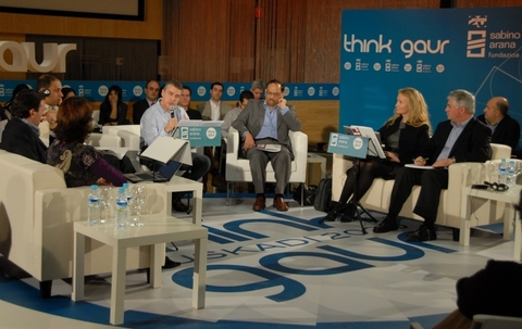 Foto: Los ponentes del encuentro sobre di�logos de innovaci�n, cambio social y liderazgo 