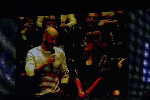 Foto: Unai Basurko interviene en el acto 